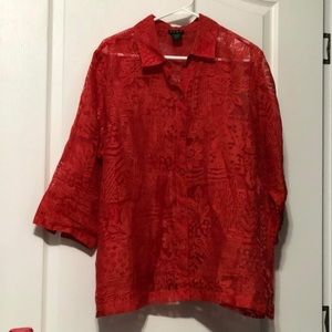 ELCC button down shirt size 1x